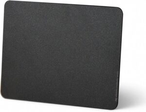 XVX Glass Mousepad, Portable Hard Mouse Pad 290mm*220mm, Ultra Smooth Mouse Pad for Fast and Accurate Mouse Control for Working or Gaming(Black)